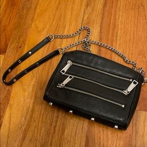 REBECCA MINKOFF BLACK SATCHEL